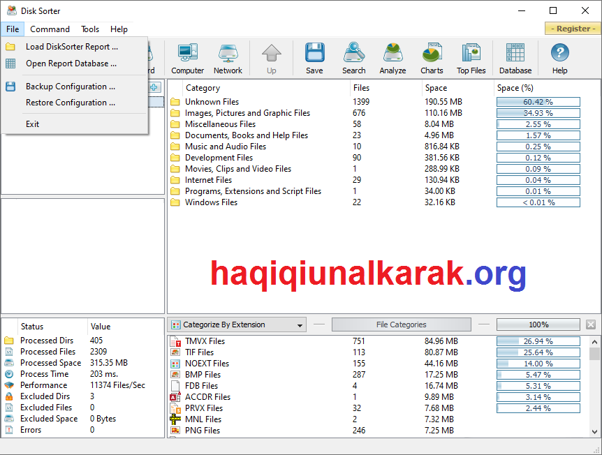 Disk Sorter Server زائد مفتاح الترخيص تحميل مجاني