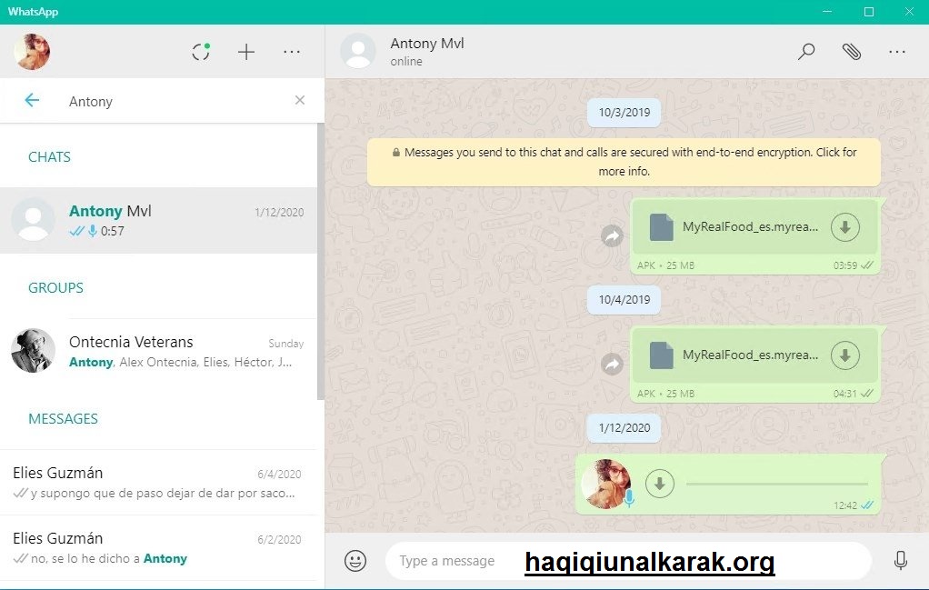 WhatsApp for PC الكراك + احدث اصدار تحميل